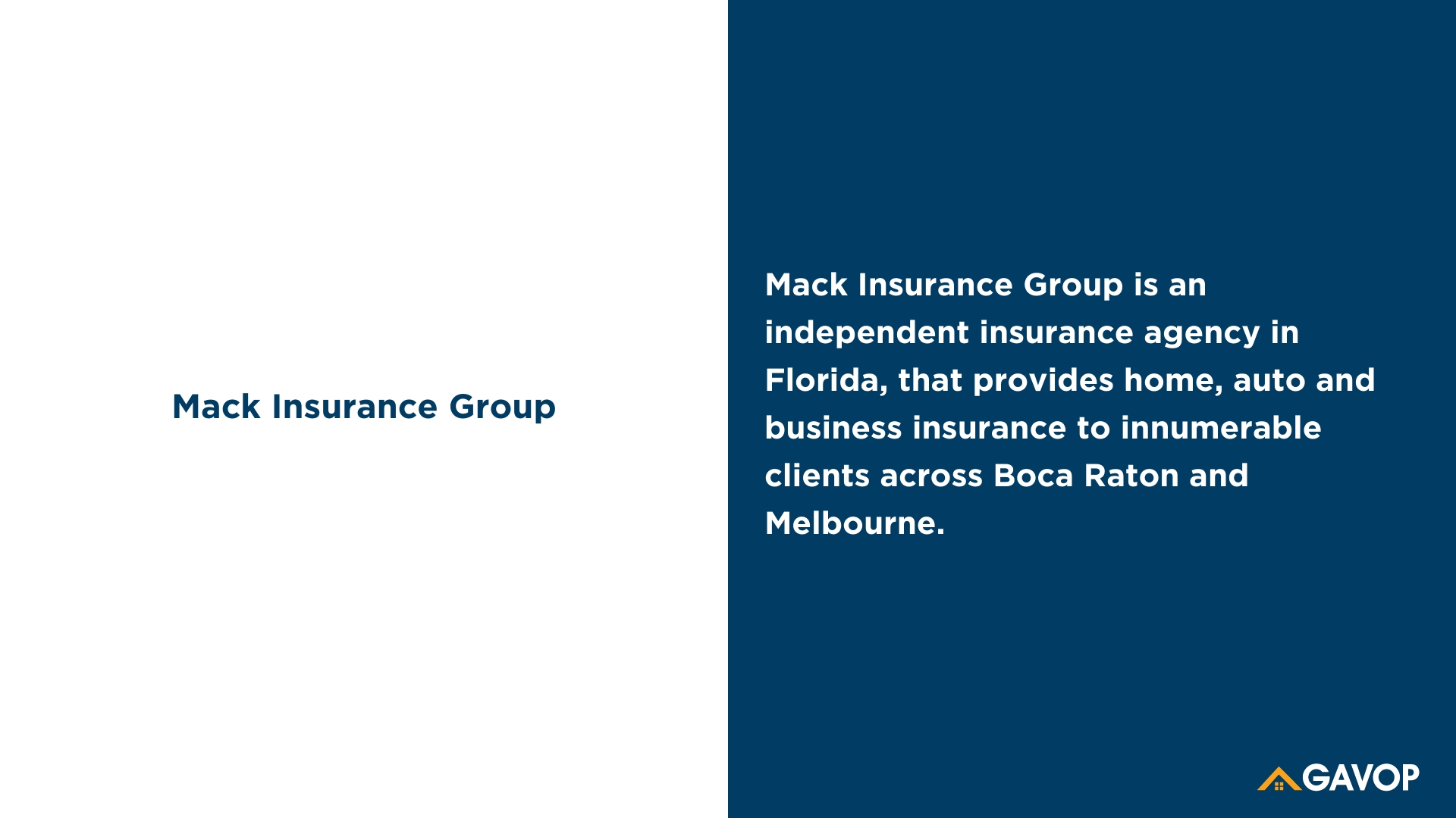 Mack Insurance Group